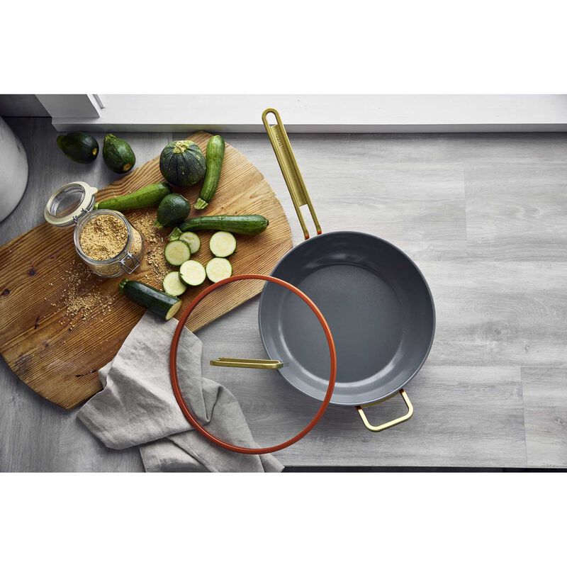 GreenPan Stanley Tucci Covered Pan Junior 29cm- Amalfi Sunset image number 1